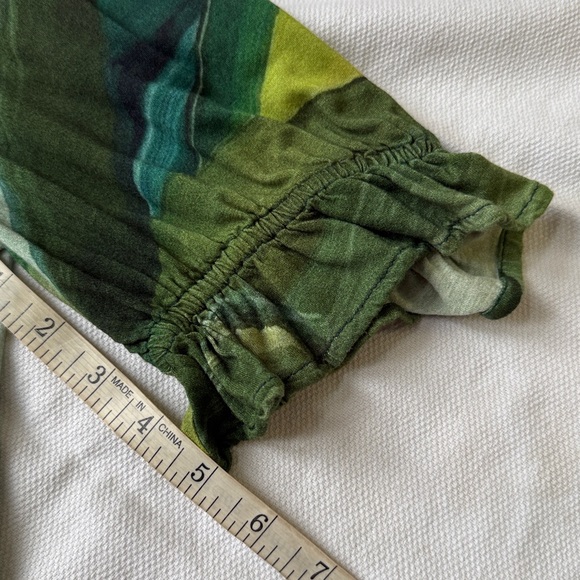 Anthropologie Bl^nk London Stephanie Embroidered Floral Pullover Blouse Medium - Picture 10 of 11